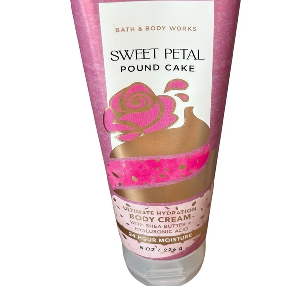 Bath & Body Works Sweet Petal Pound Cake Body Cream 8 oz - Picture 4 of 4